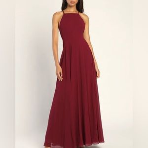 Red Lulus Maxi Dress
